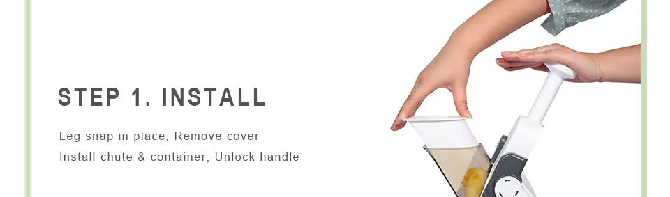 Vegetable Cutter, Food Chopper, Dicer Fruit, French Fry, SS 420 ABS AS,Mandoline Slicer, Kitchen Accessories,Home Gadgets, JS001